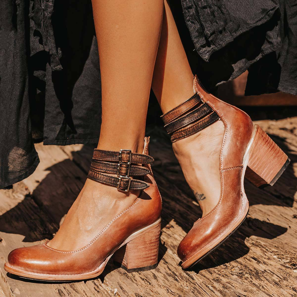 Eliska™ | Elegantní kožené podpatky