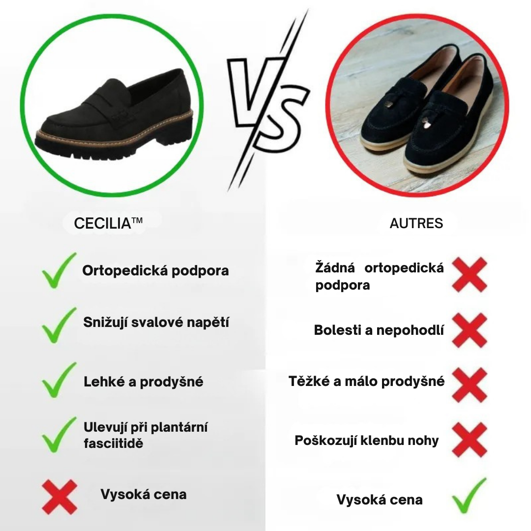 Cecilia™ - Elegantní mokasíny s ortopedickým komfortem pro ženy