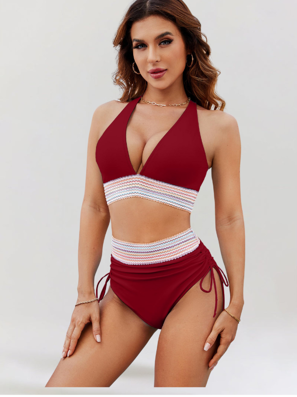 Lidia – Sada Bikiny s Kontrolou Břicha a Vysokým Pasem