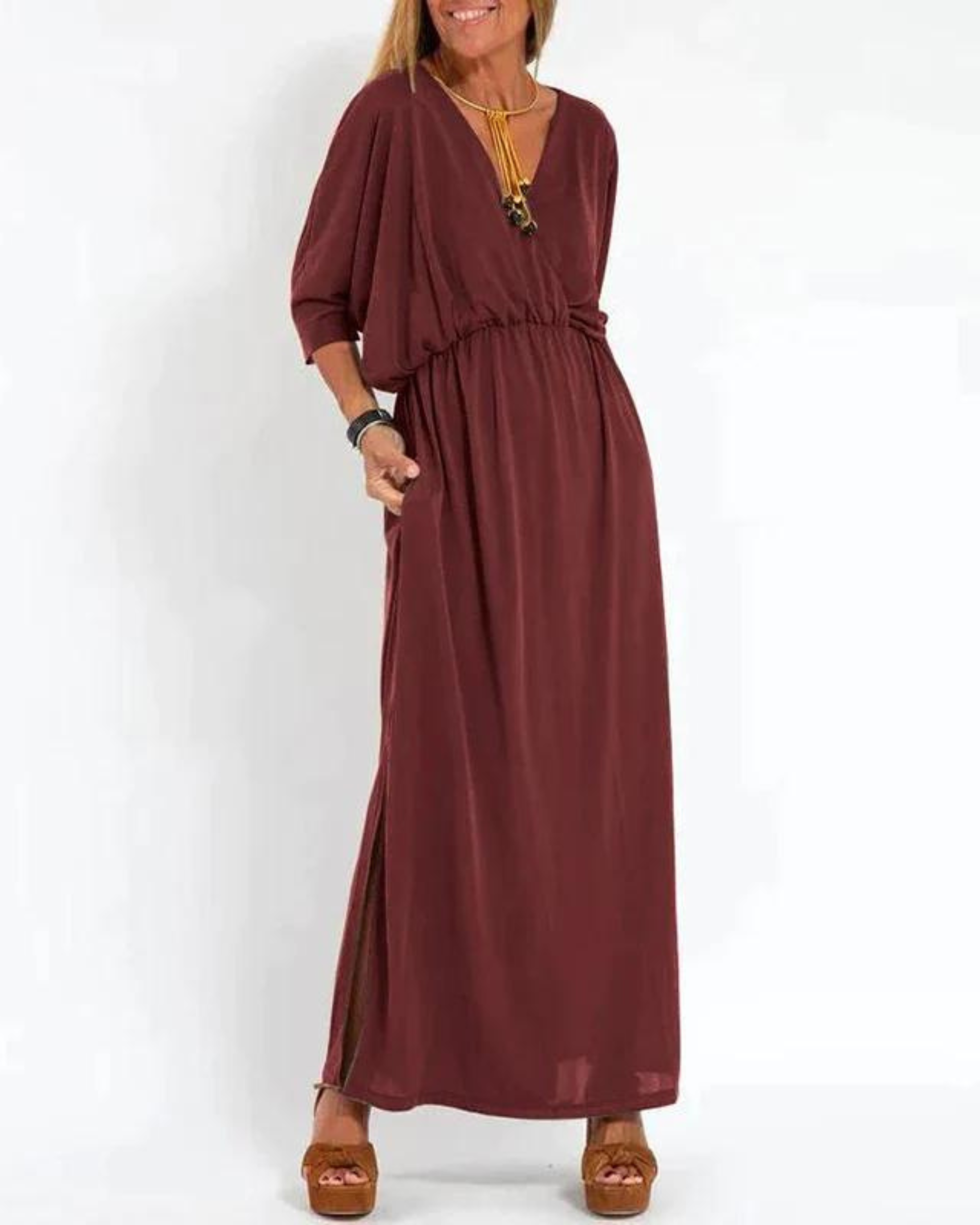 Lanira™| Vintage maxi šaty