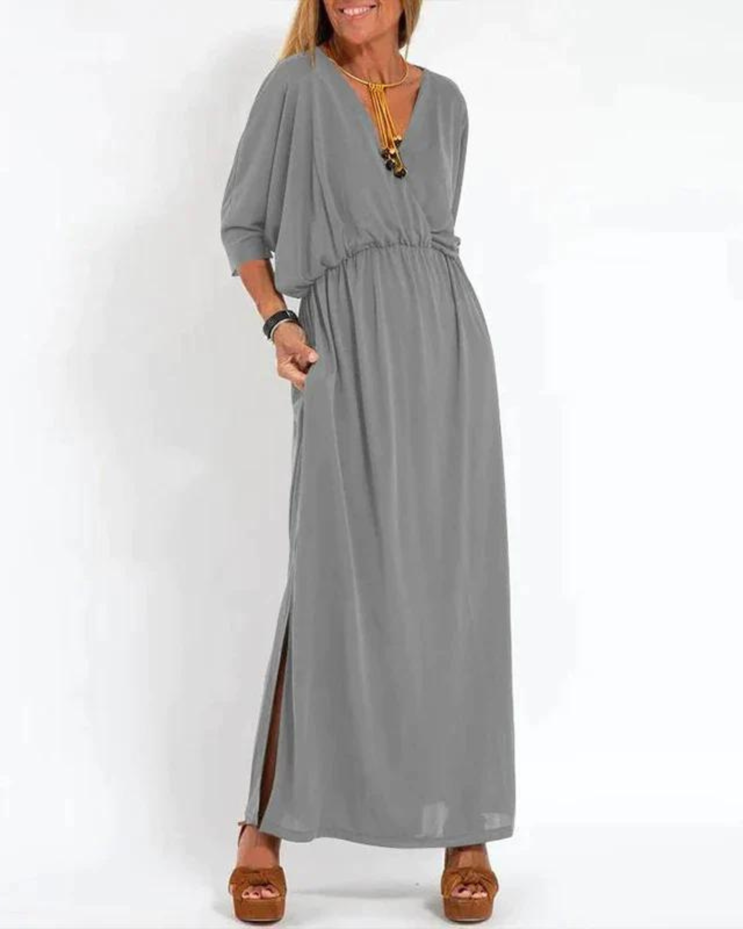 Lanira™| Vintage maxi šaty