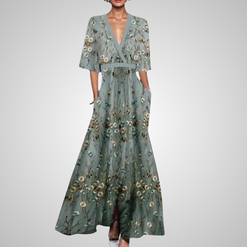 Camilla™ | Elegantní květinové dlouhé šaty