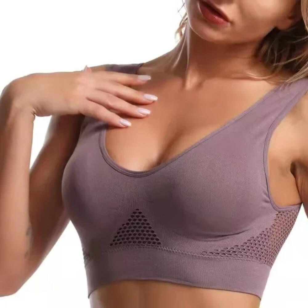 Lea™ | Ultra-prodyšná Přírodní Podprsenka s Vytahováním