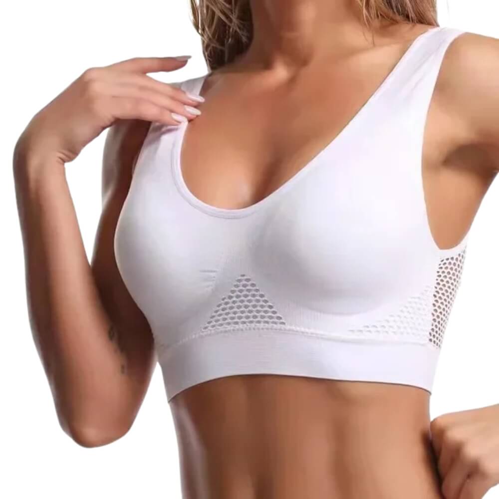 Lea™ | Ultra-prodyšná Přírodní Podprsenka s Vytahováním