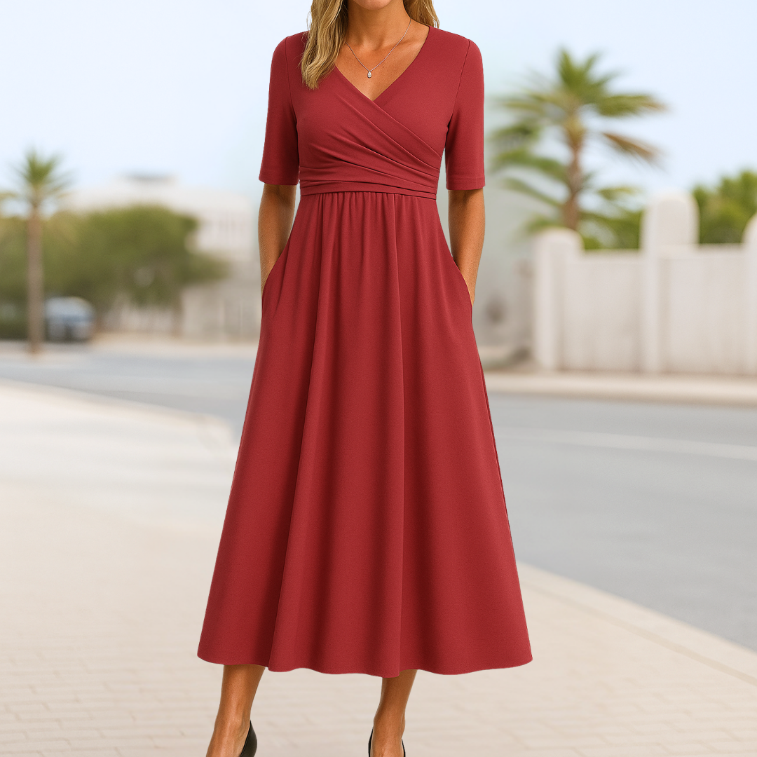 Renata™ | Elegantní midi šaty