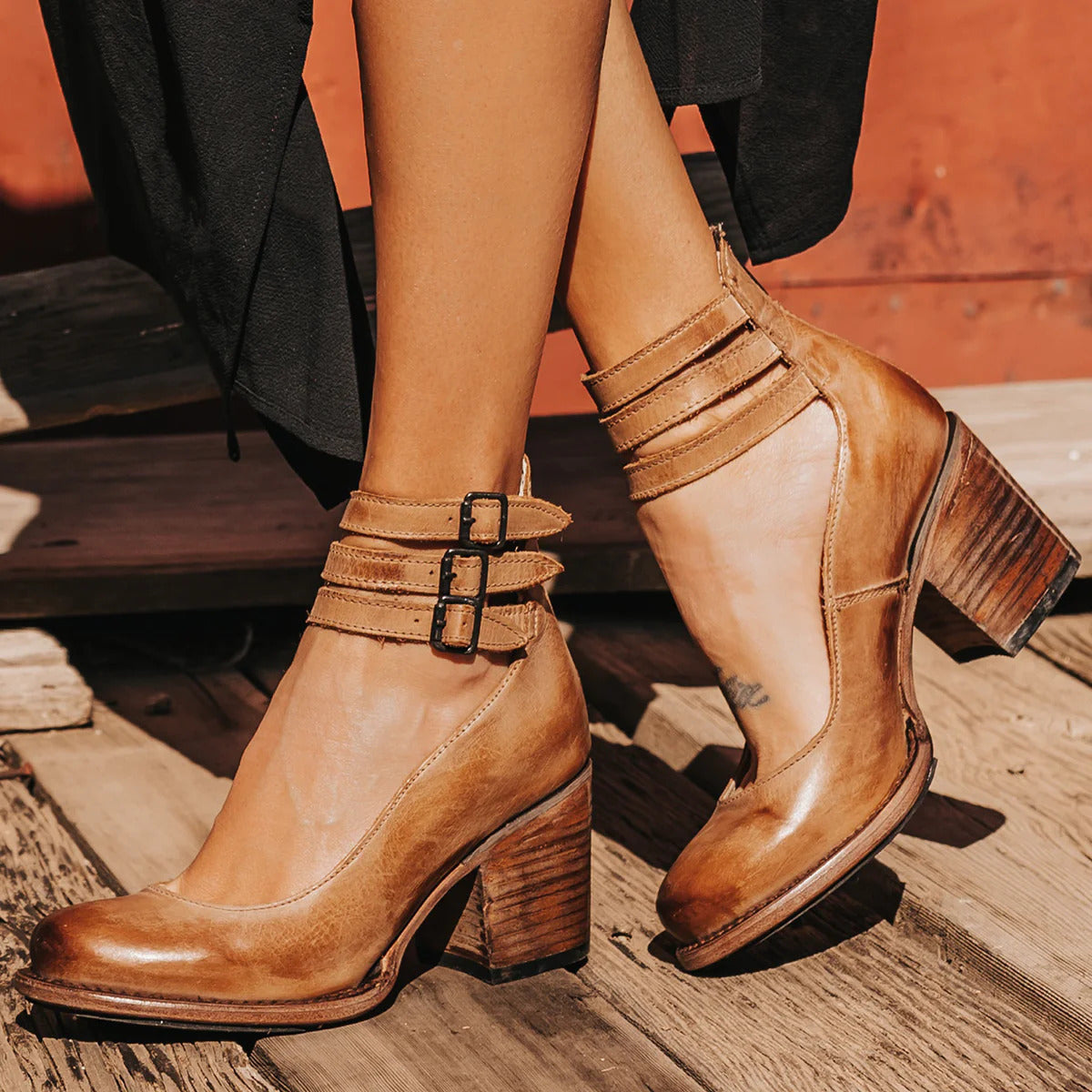 Eliska™ | Elegantní kožené podpatky
