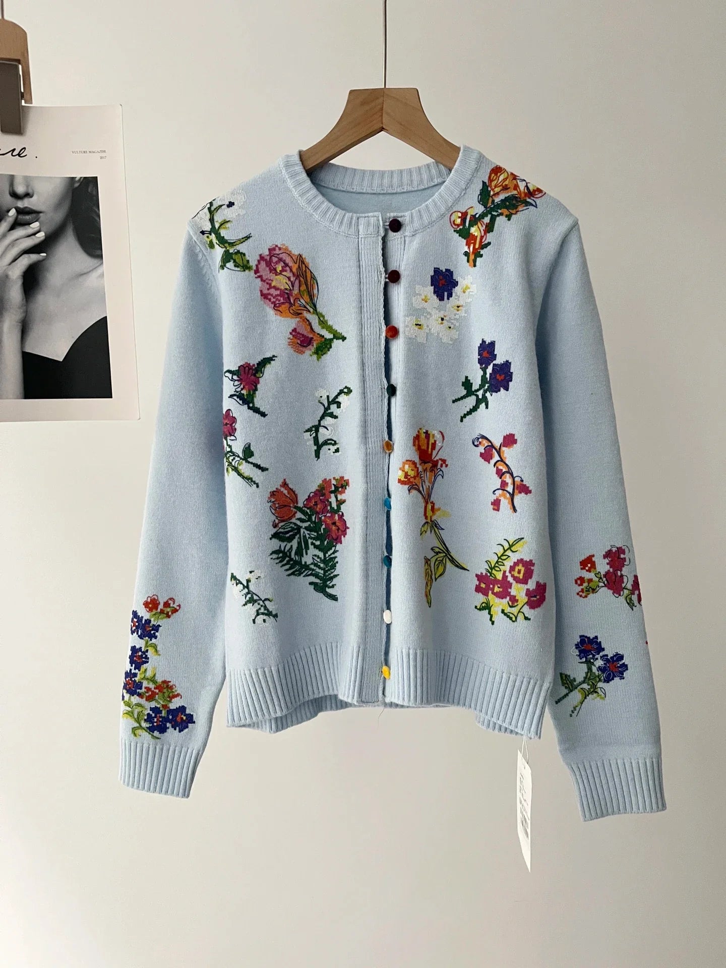 Sahara | Elegantní vesta s květinami